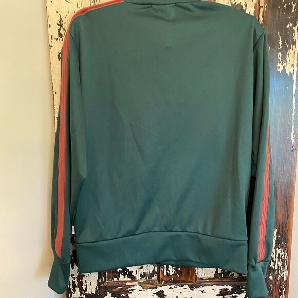 Unisex nylon EPTM green and red track jacket. Size S. - Picture 3 of 6